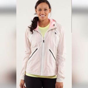 Lululemon Rise & shine Running Jacket Dune/Coral